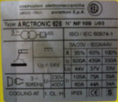 Cea Arctronic 626, kenplaat